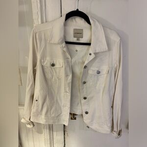 White denim Liverpool jacket